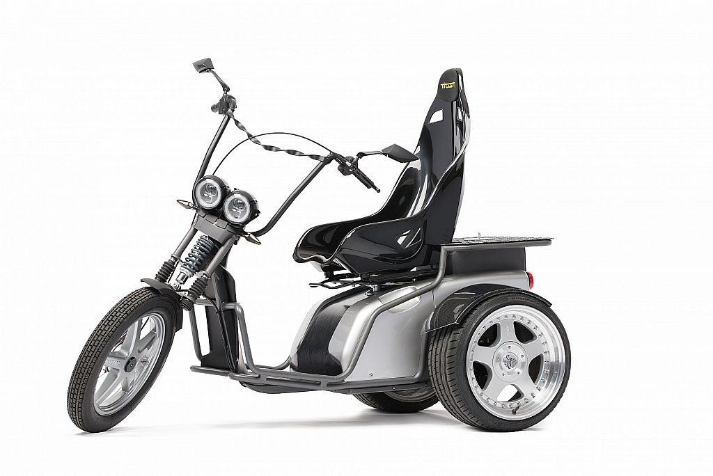 Studioaufnahme des Custom Bike