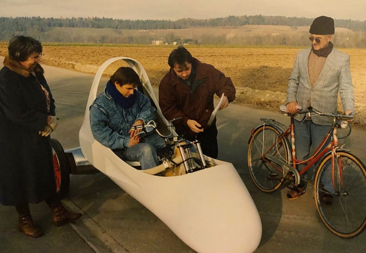 The first test drives with Martin Kyburz of the Cheetah