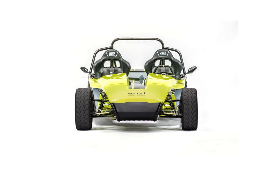 KYBURZ eRod in gelb von vorne 