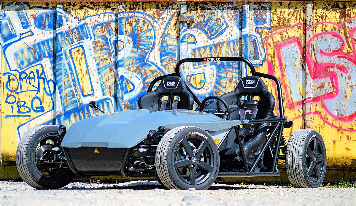 eRod vor einer Grafitiwand