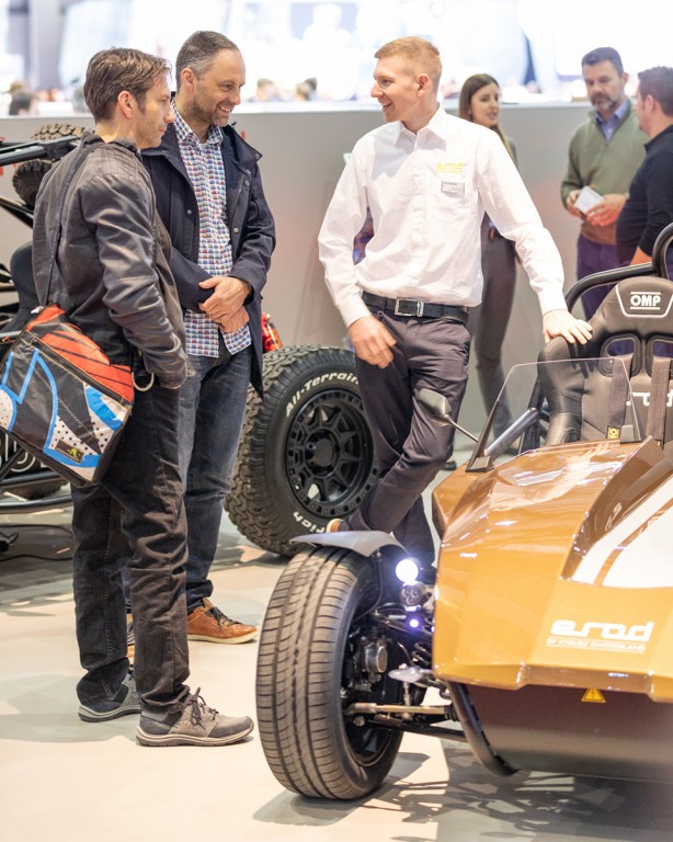 Le KYBURZ eRod au Salon de l'automobil 2019