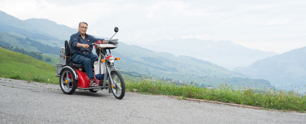 Heine Grüebler auf seinem DX2