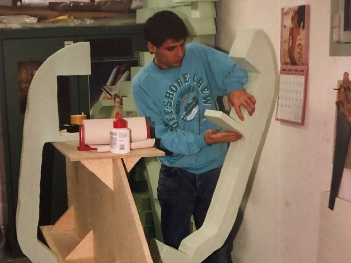 Styro-Platten für das 1:1 Model