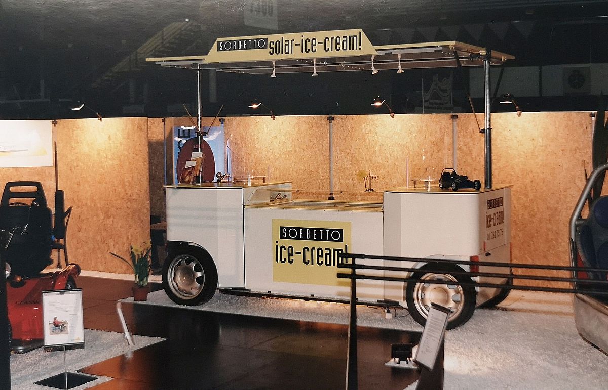 Solar-Eis Fahrzeug in Genf am Autosalon