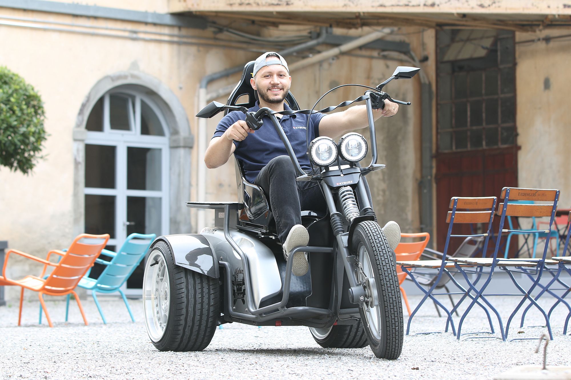 KYBURZ DXS 2ndLife Ali's Custom Bike mit Ali