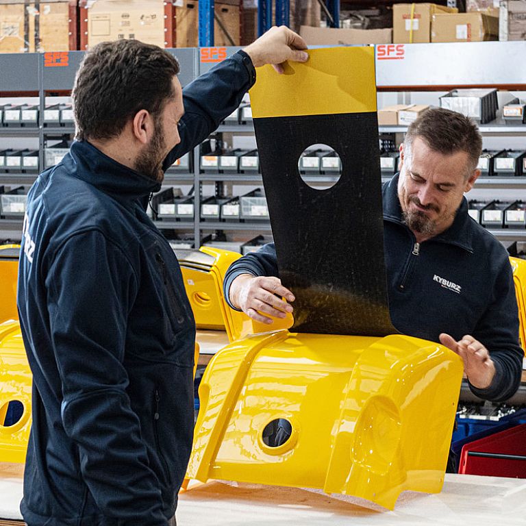 Isuf Hoxha am Arbeiten