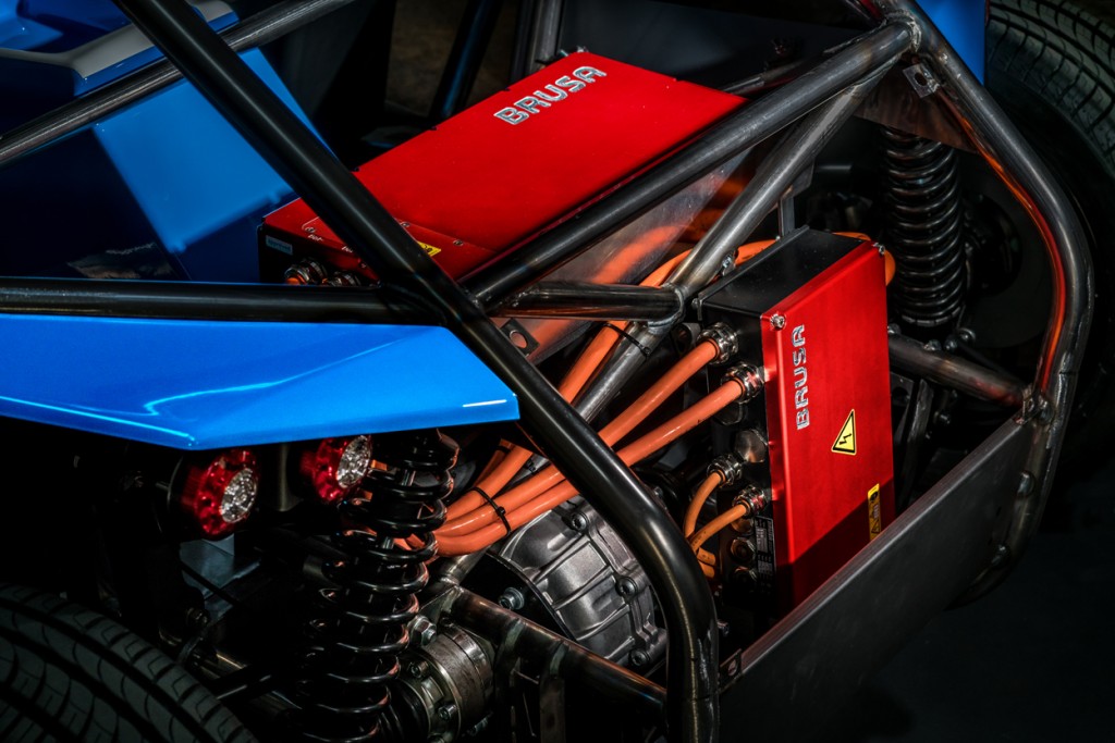 KYBURZ eRod Race mit BRUSA Motor Detailansicht