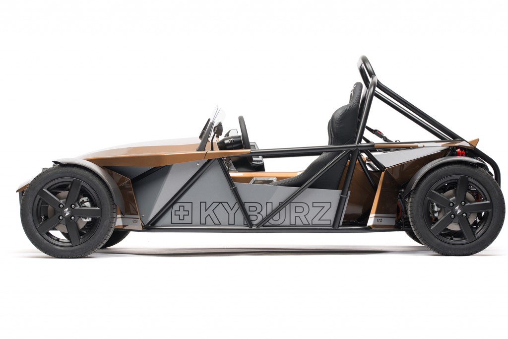 KYBURZ eRod Fun mit Speedsterscheibe in der Trendfarbe Sahara