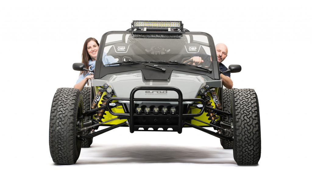 KYBURZ eRod Offroad Buggy im Studio