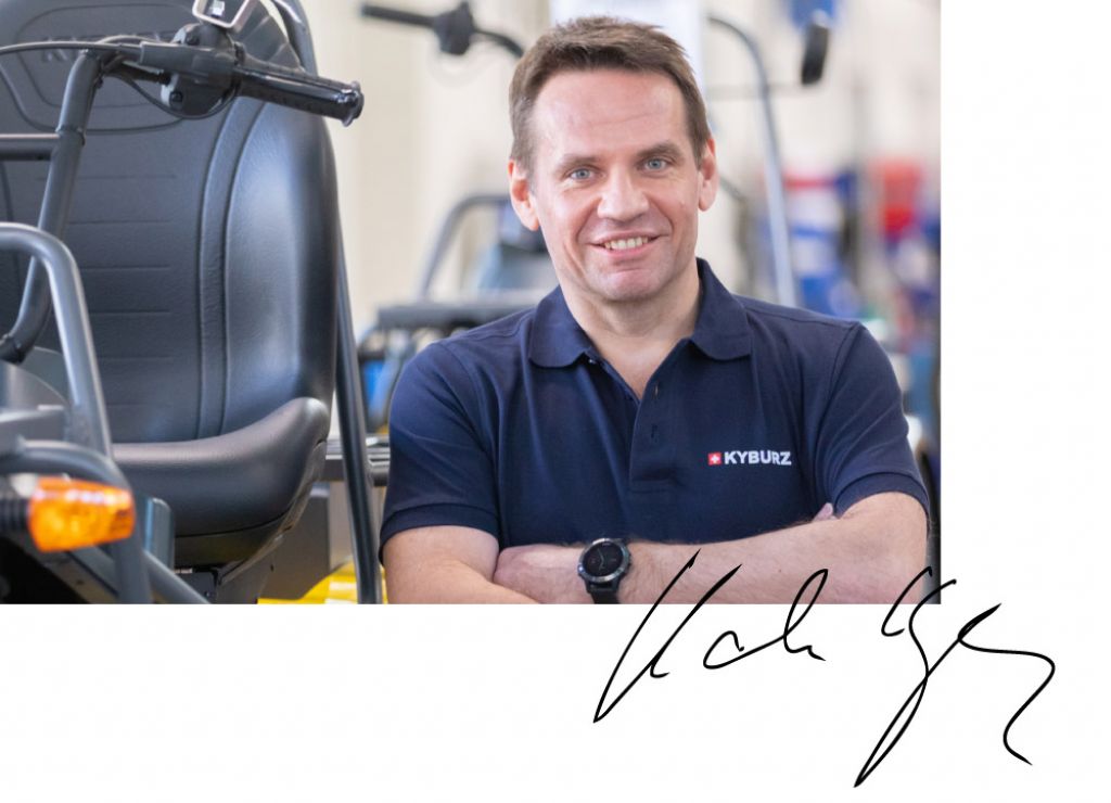Martin Kyburz, CEO KYBURZ Switzerland AG