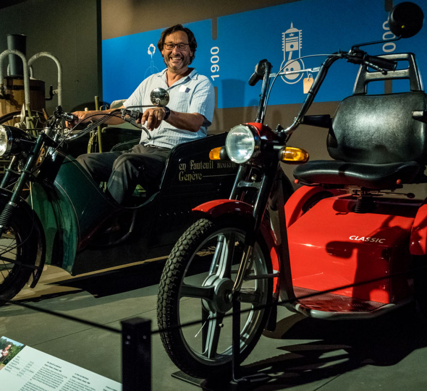 This Oberhaensli vom Verkehrshaus auf einem Exponat